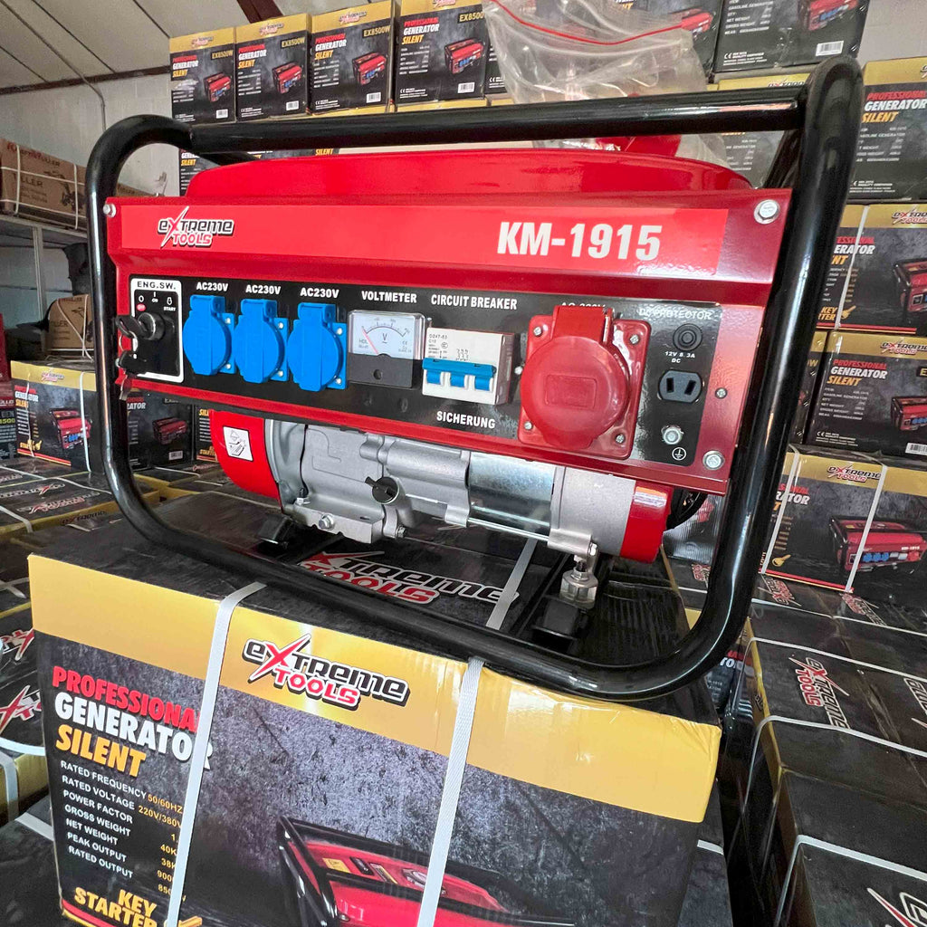 Generador a Gasolina 9500W ExtremeTools Trifásico | Alta Potencia Industrial