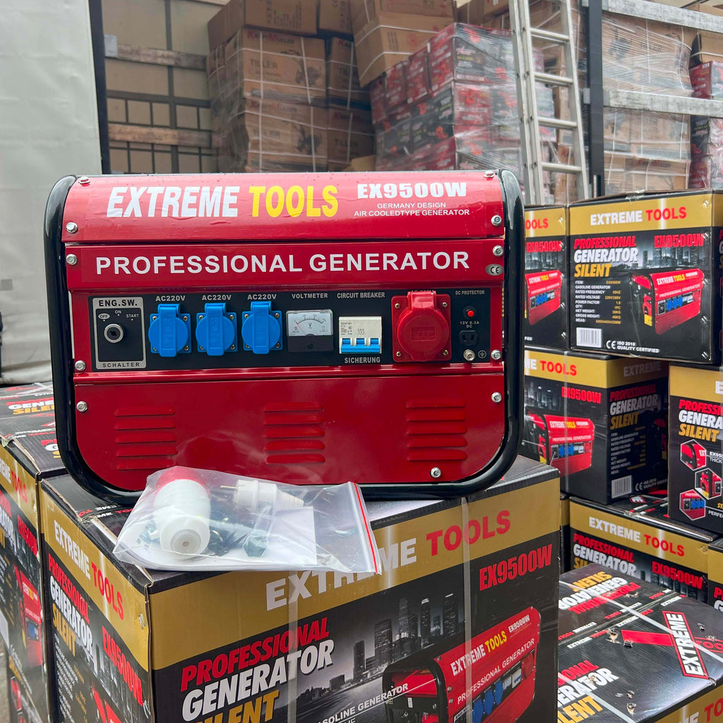 Generador a Gasolina 9500W ExtremeTools Trifásico potencia profesional