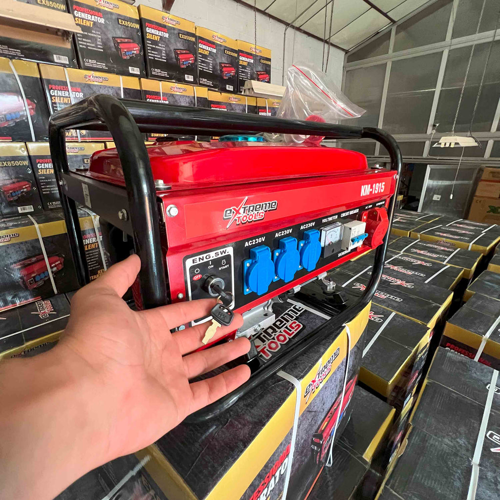 Generador a Gasolina 9500W ExtremeTools Trifásico | Alta Potencia Industrial