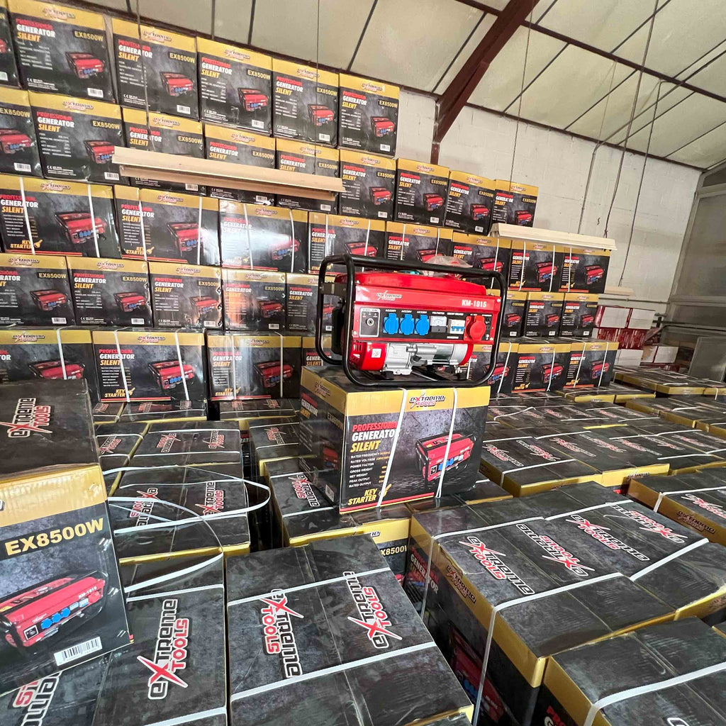 Generador a Gasolina 9500W ExtremeTools Trifásico | Alta Potencia Industrial