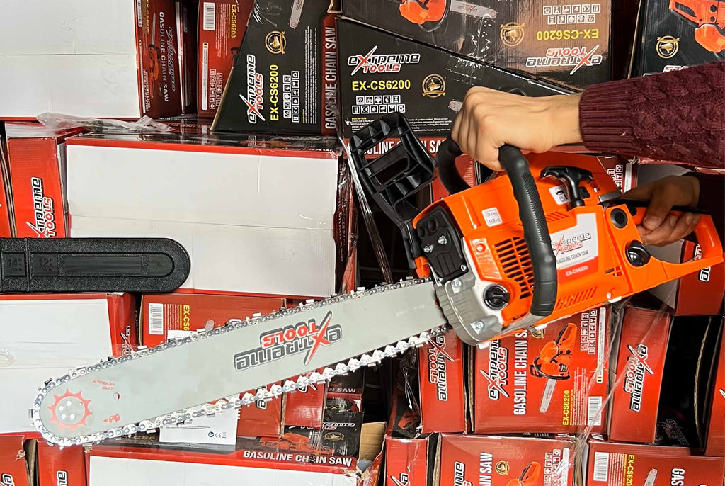 Motosierra A Gasolina ExtremeToolsPro 62Cc | Calidad Profesional