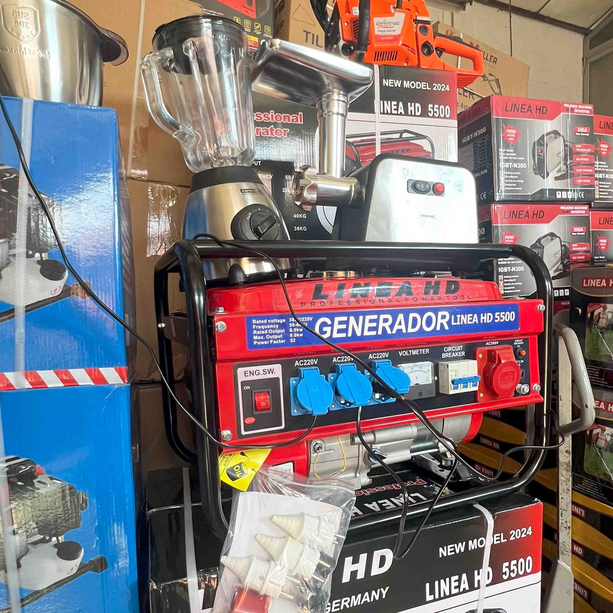 Generador de Gasolina LINEA HD 9500W – Potencia Profesional para Todo Hogar o Negocio