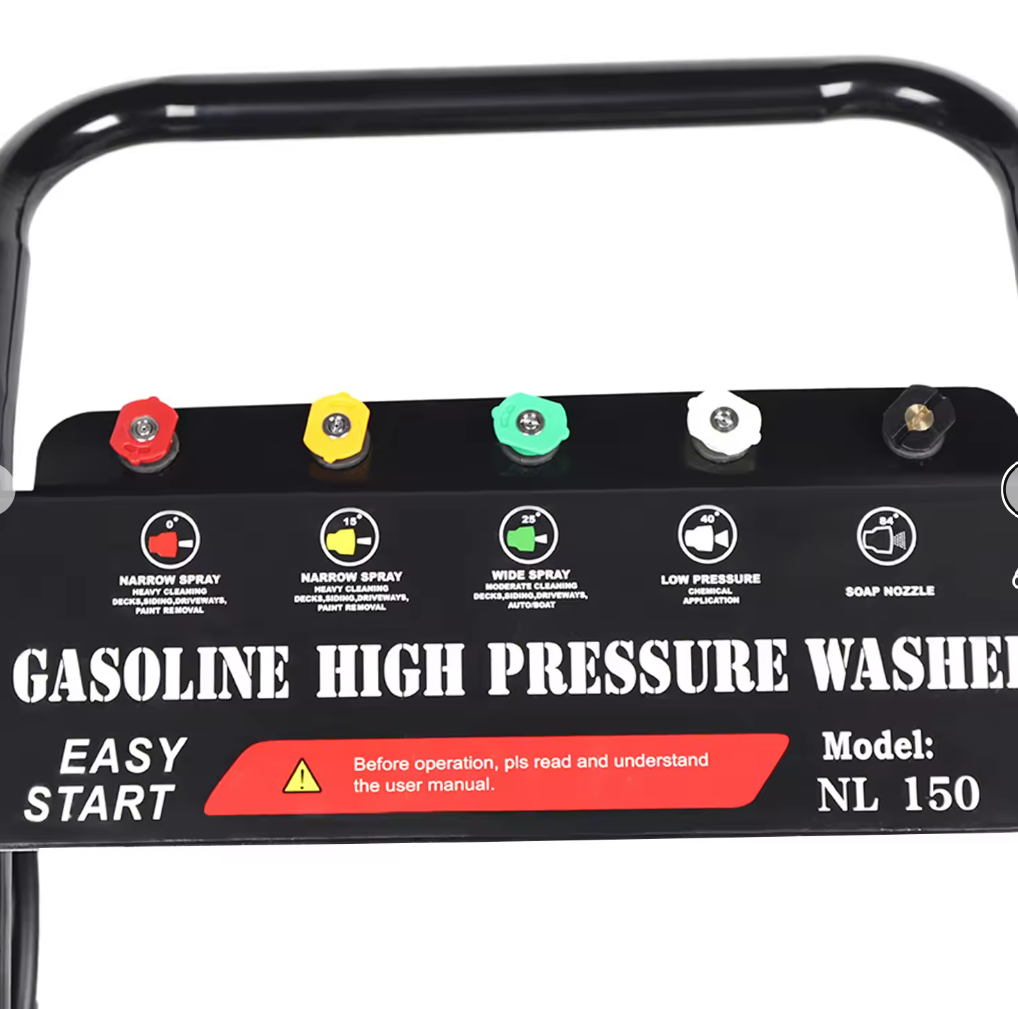 Hidrolimpiadora A Gasolina 3600 Psi / 250 Bares - Motor 4 Tiempo, 5 Boquillas | Calidad Profesional