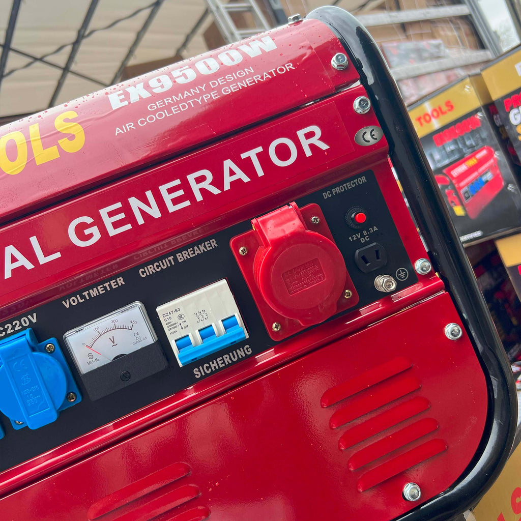 Generador a Gasolina 9500W ExtremeTools Trifásico potencia profesional