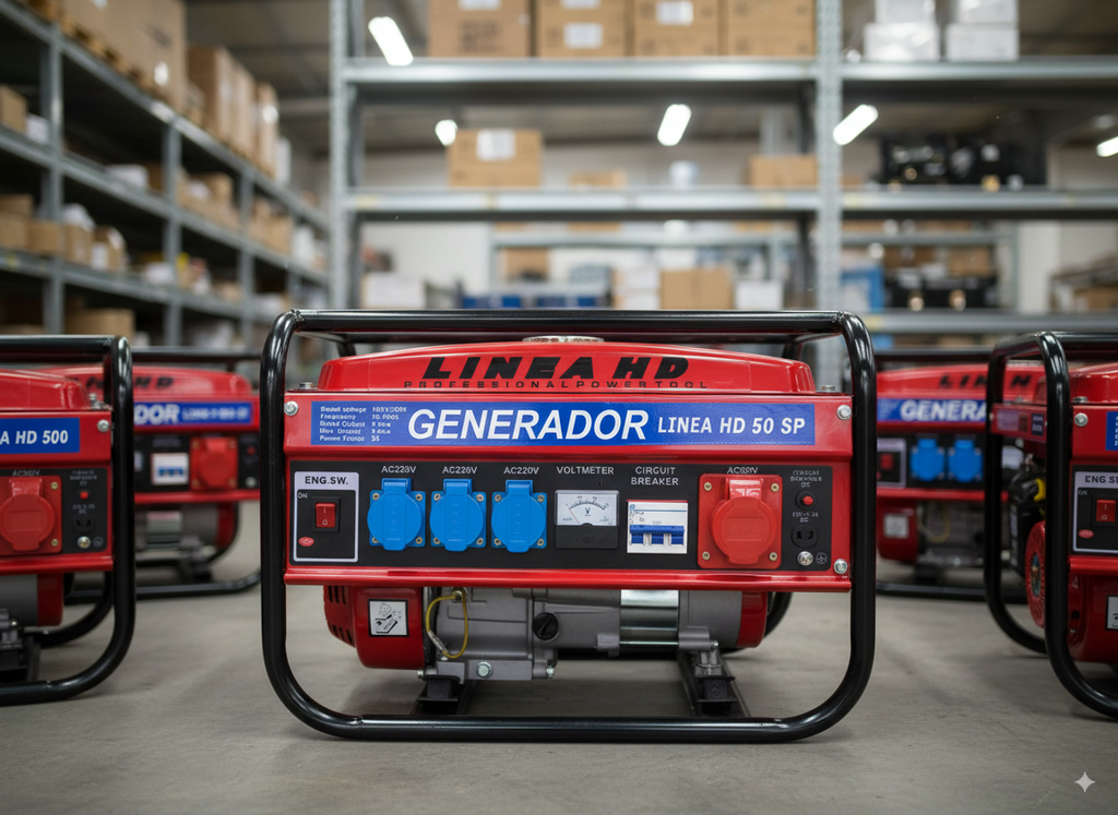 Generador de Gasolina LINEA HD 9500W – Potencia Profesional para Todo Hogar o Negocio