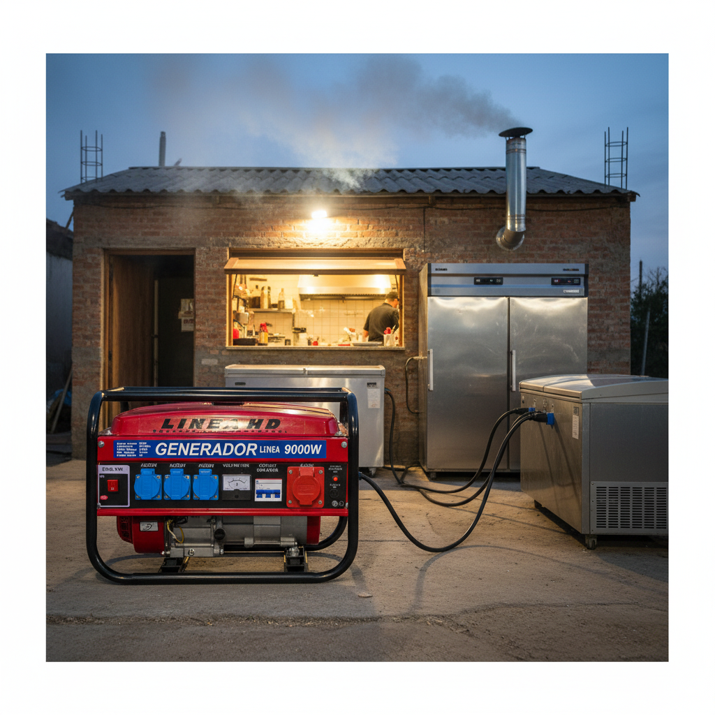 Generador de Gasolina LINEA HD 9500W – Potencia Profesional para Todo Hogar o Negocio