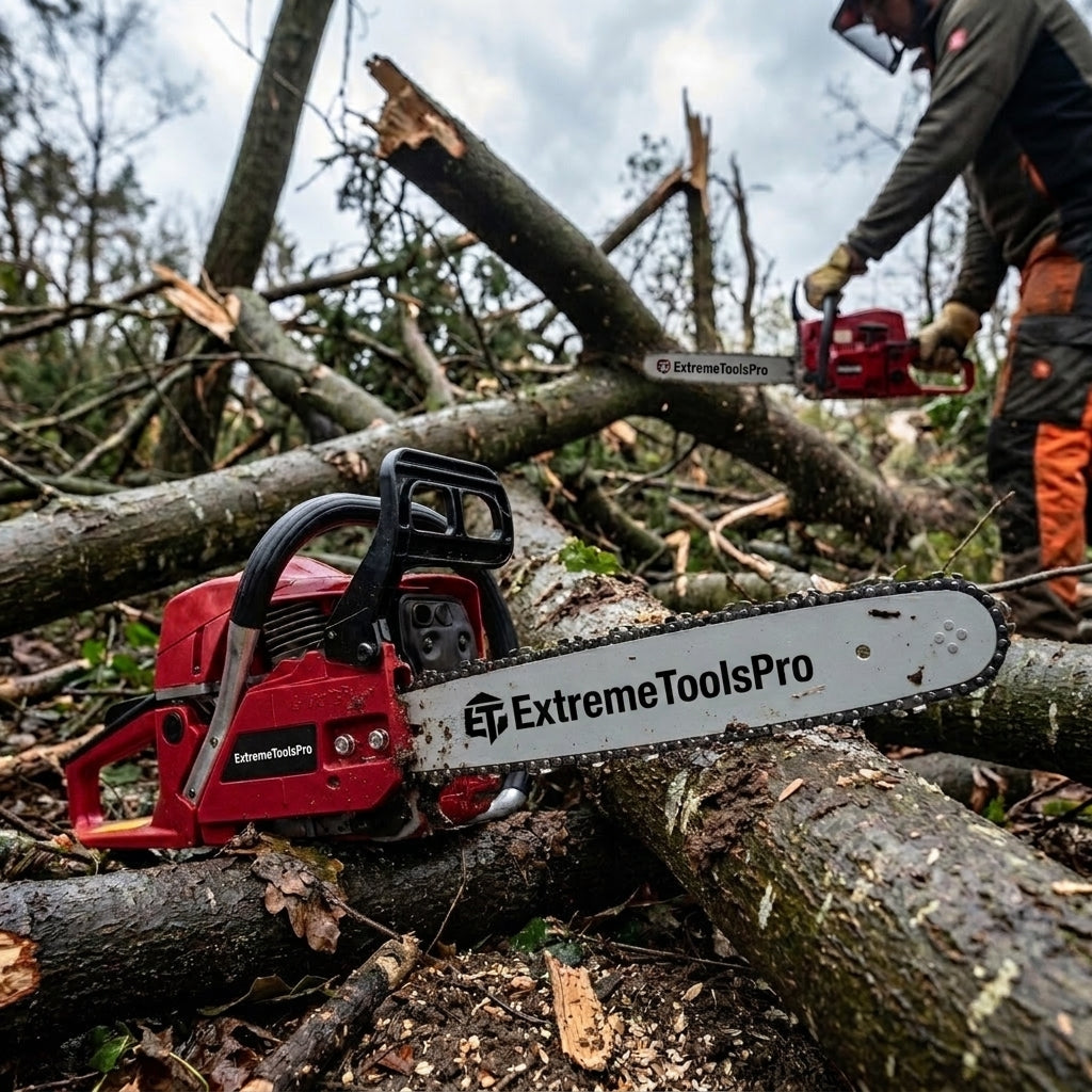 Motosierra A Gasolina ExtremeToolsPro 62Cc | Calidad Profesional