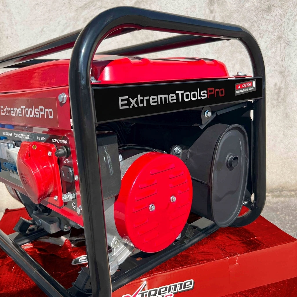 Generador a Gasolina 9500W ExtremeToolsPro Trifásico | Alta Potencia Industrial