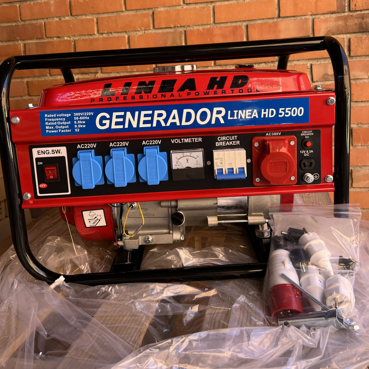 Generador de Gasolina LINEA HD 9500W – Potencia Profesional para Todo Hogar o Negocio