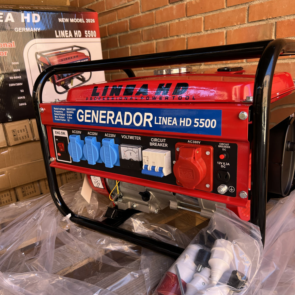 Generador de Gasolina LINEA HD 9500W – Potencia Profesional para Todo Hogar o Negocio