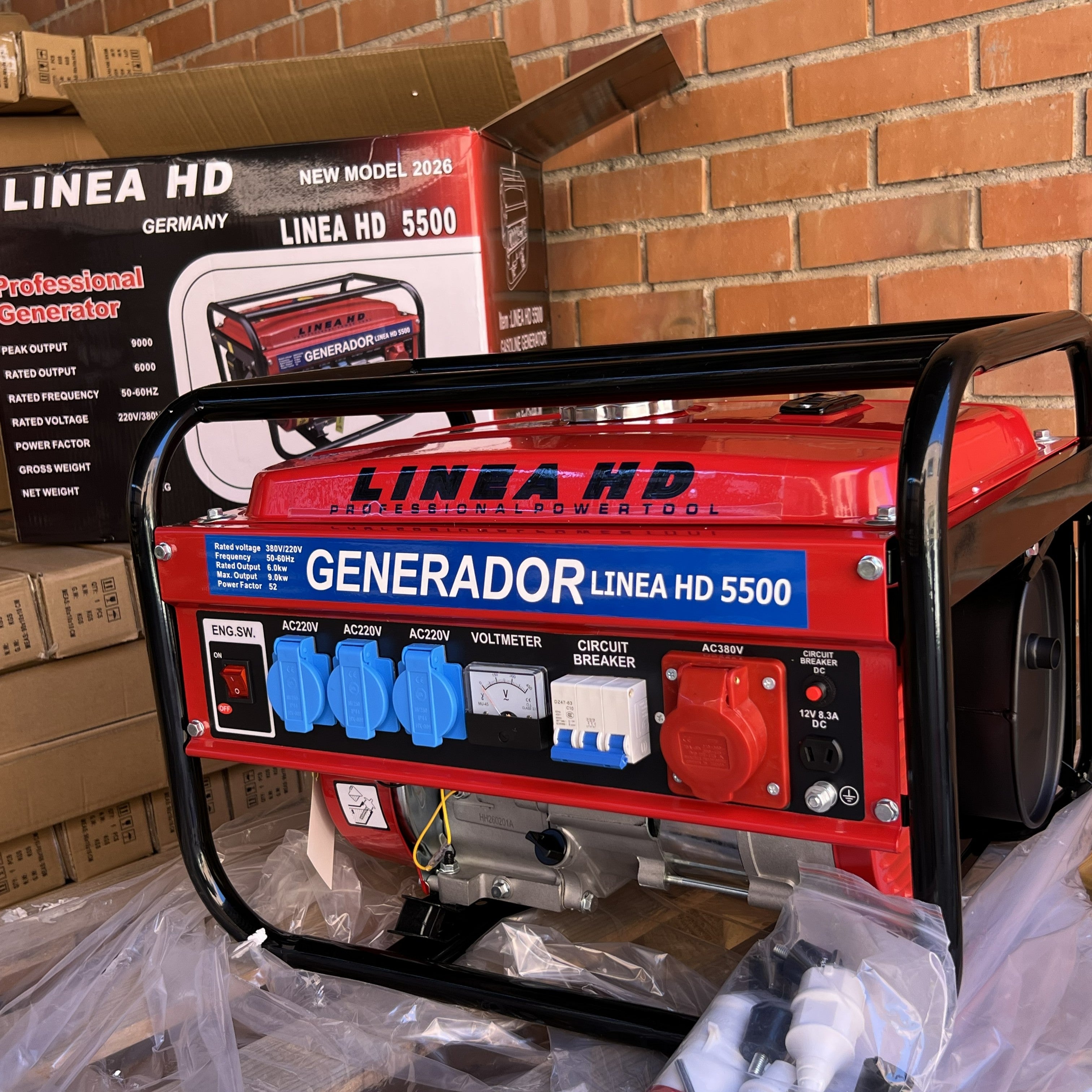 Generador de Gasolina LINEA HD 9500W – Potencia Profesional para Todo Hogar o Negocio