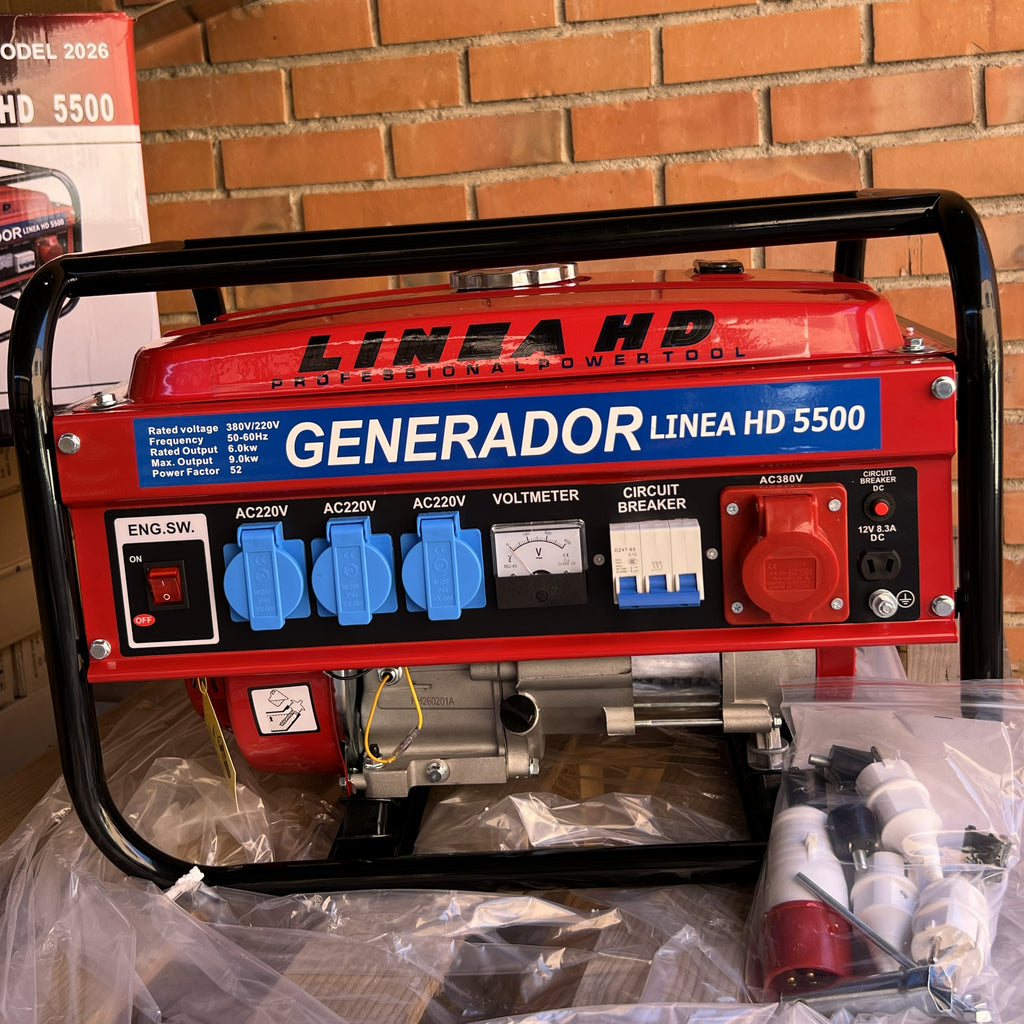 Generador de Gasolina LINEA HD 9500W – Potencia Profesional para Todo Hogar o Negocio