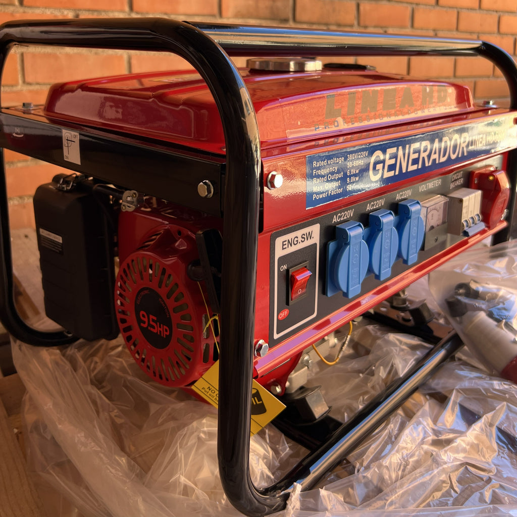 Generador de Gasolina LINEA HD 9500W – Potencia Profesional para Todo Hogar o Negocio