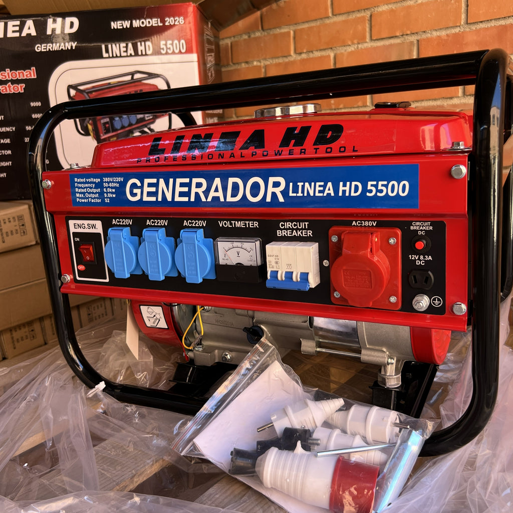 Generador de Gasolina LINEA HD 9500W – Potencia Profesional para Todo Hogar o Negocio