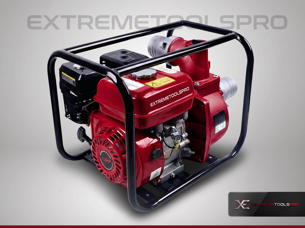 Bomba De Agua A Gasolina  De 3 Pulgadas  6.5Hp 4.8Kw De Potencia Motor De 4 Tiempos | Calidad Profesional