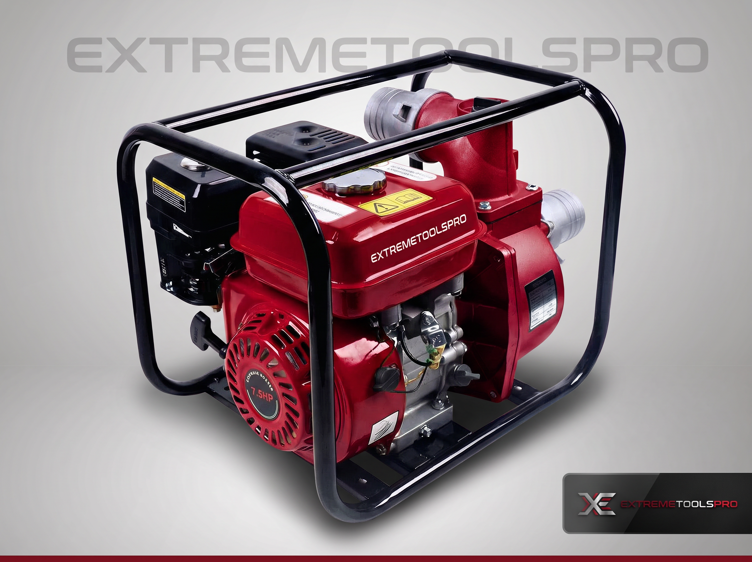 Bomba De Agua A Gasolina  De 3 Pulgadas  6.5Hp 4.8Kw De Potencia Motor De 4 Tiempos | Calidad Profesional
