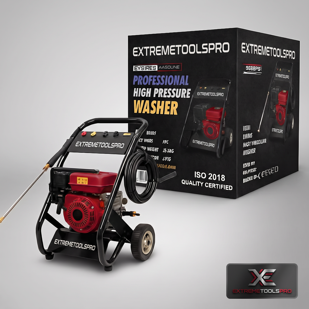 Hidrolimpiadora A Gasolina 3600 Psi / 250 Bares - Motor 4 Tiempo, 5 Boquillas | Calidad Profesional