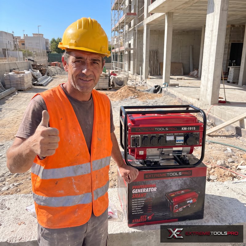 Generador a Gasolina 9500W ExtremeToolsPro Trifásico | Alta Potencia Industrial