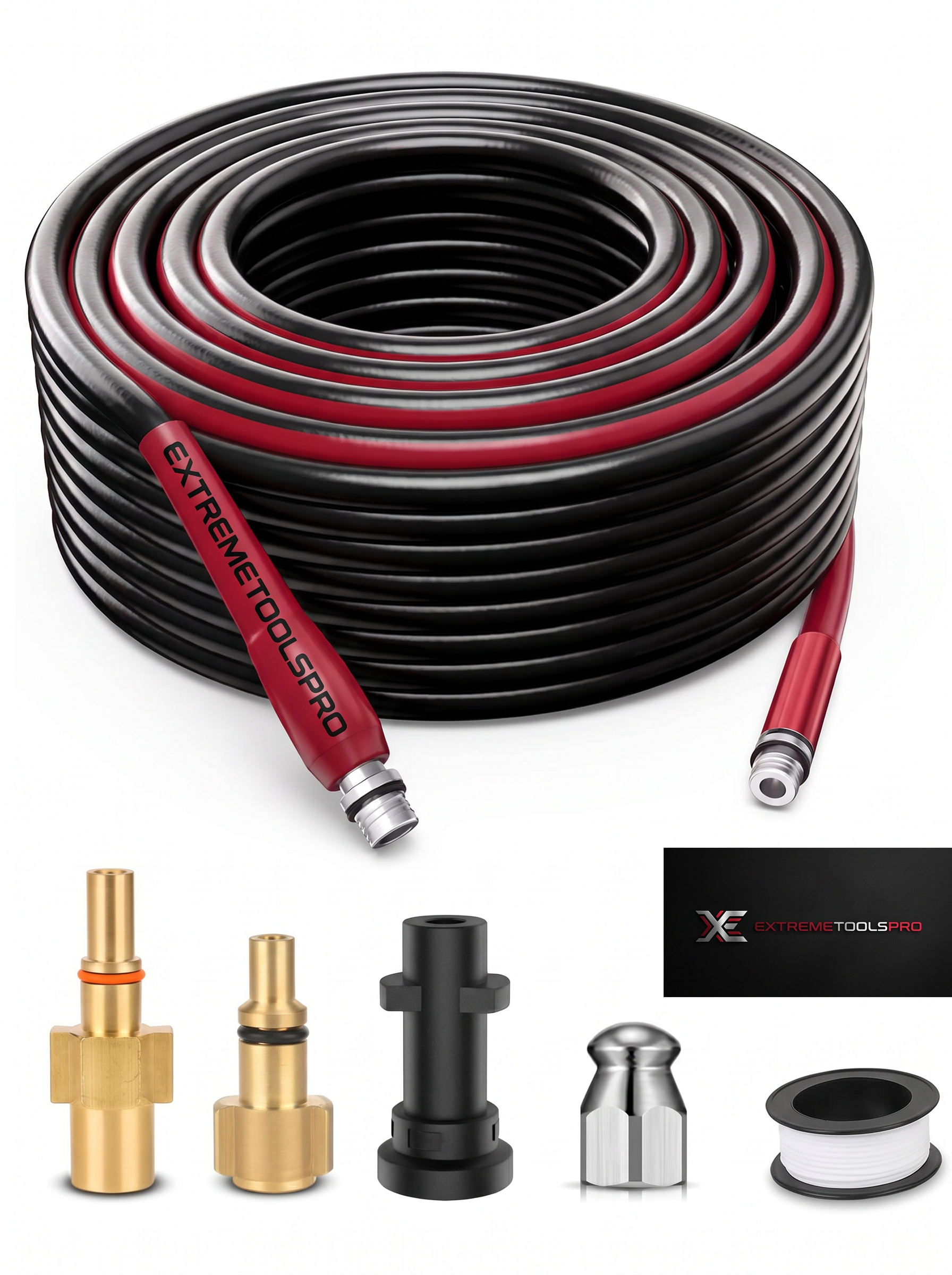 Hidrolimpiadora A Gasolina 3600 Psi / 250 Bares - Motor 4 Tiempo, 5 Boquillas | Calidad Profesional